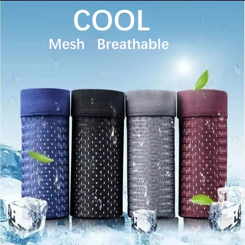 Kit 4 Cuecas Boxer Respirável